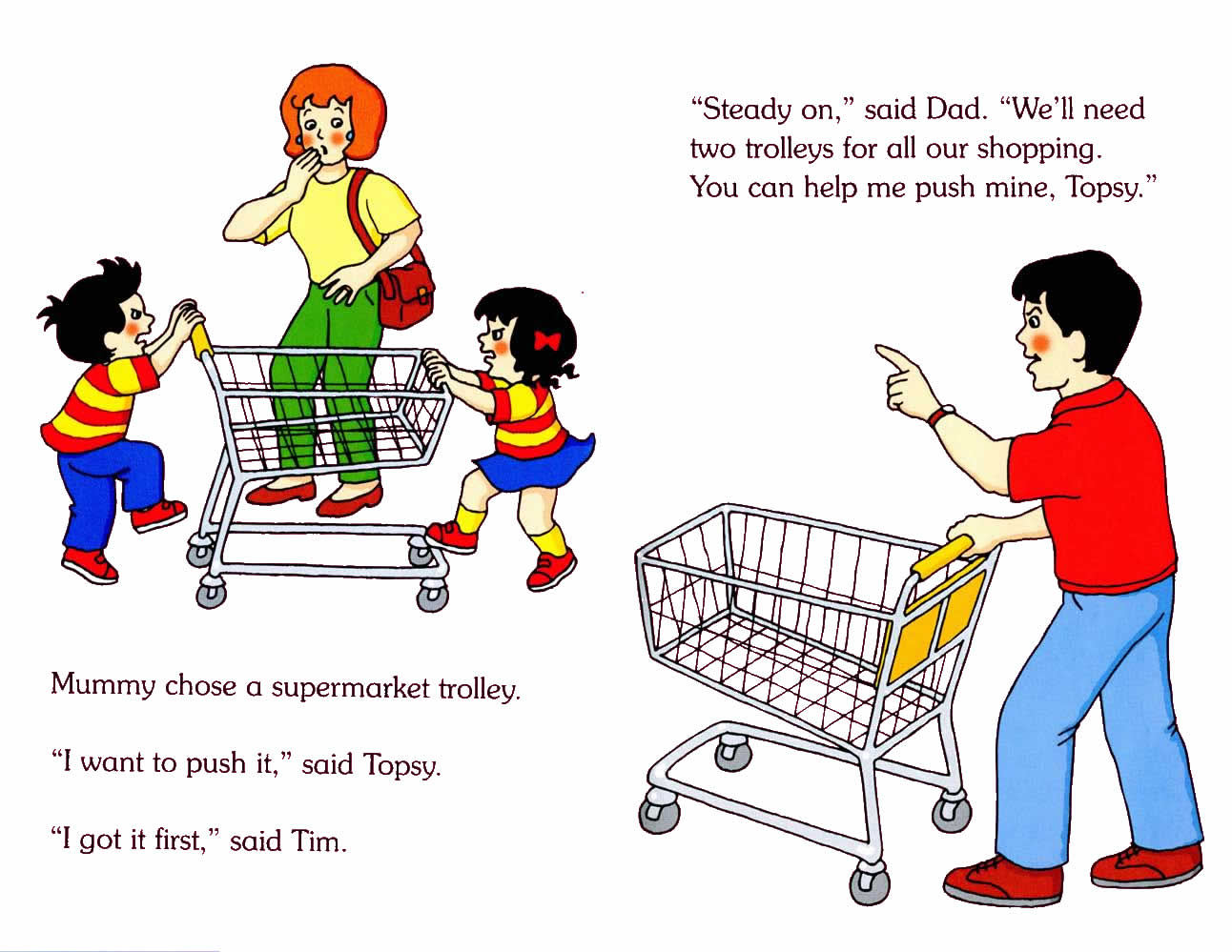 Ladybird - Topsy Tim Books - Little Shoppers (04),绘本,绘本故事,绘本阅读,故事书,童书,图画书,课外阅读
